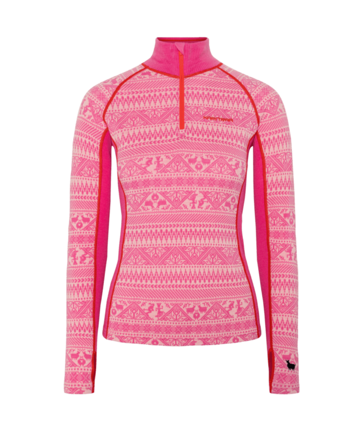 Kari Traa Tale Half Zip in PINK