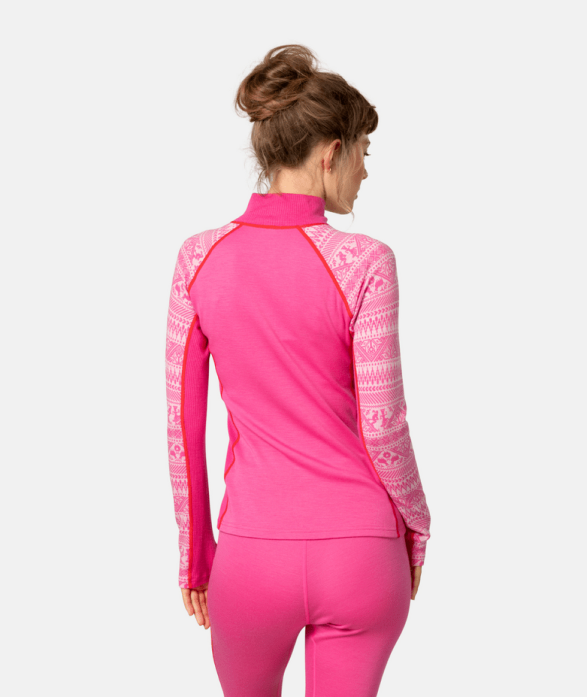 Kari Traa Tale Half Zip in PINK