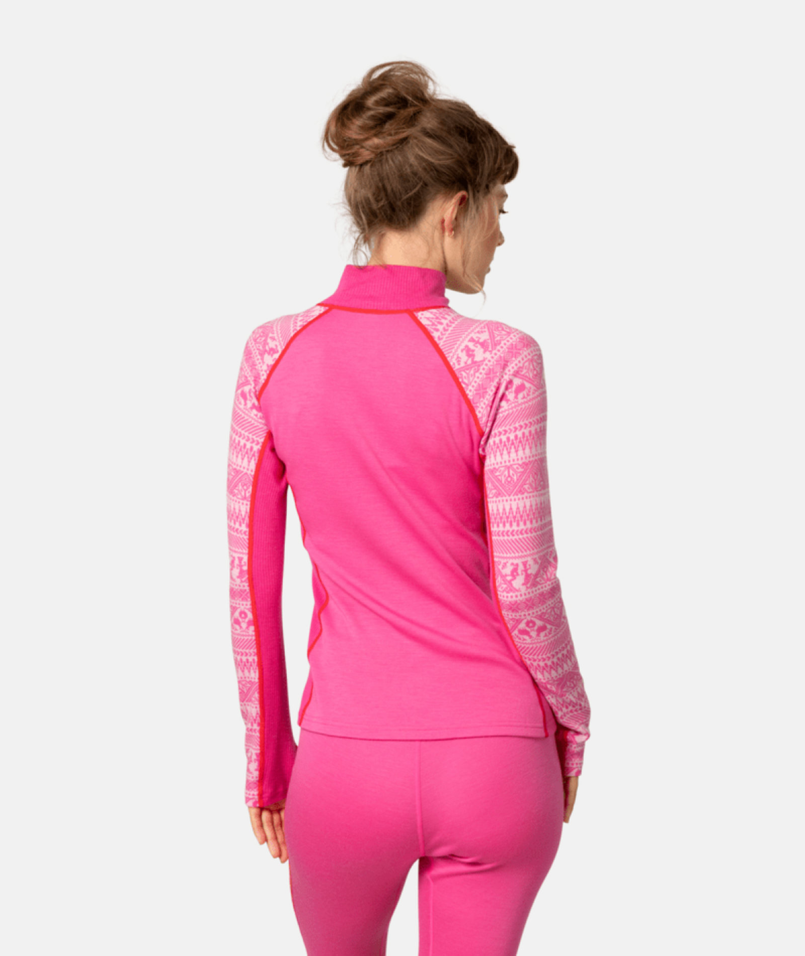 Kari Traa Tale Half Zip in PINK