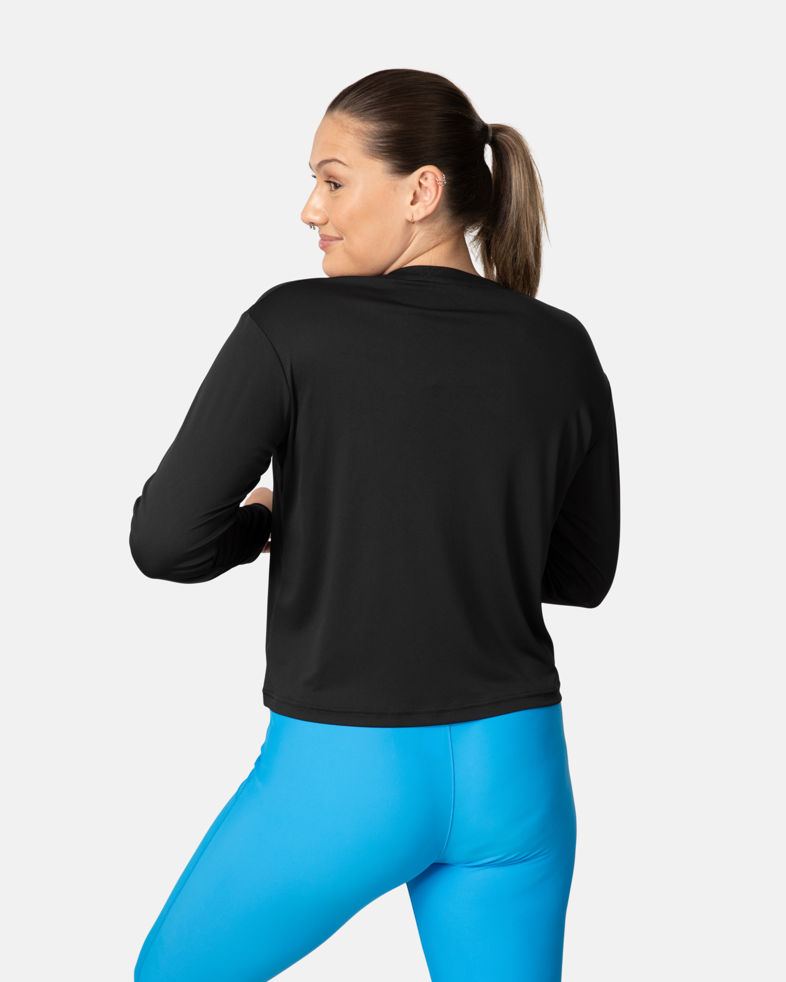Kari Traa Una Long Sleeve in SCHWARZ