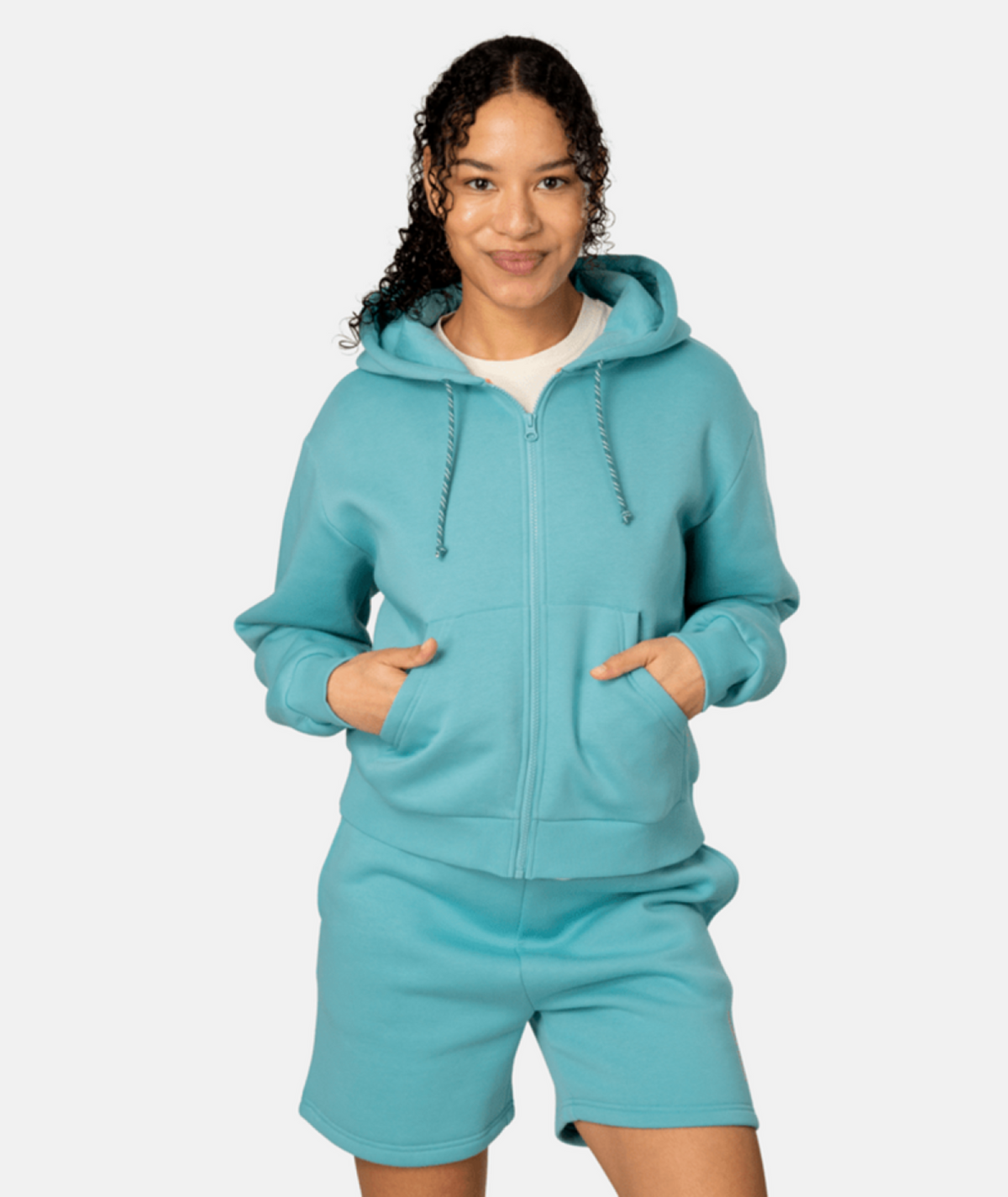 Kari Traa Anelie Zip Hoody in BLAU
