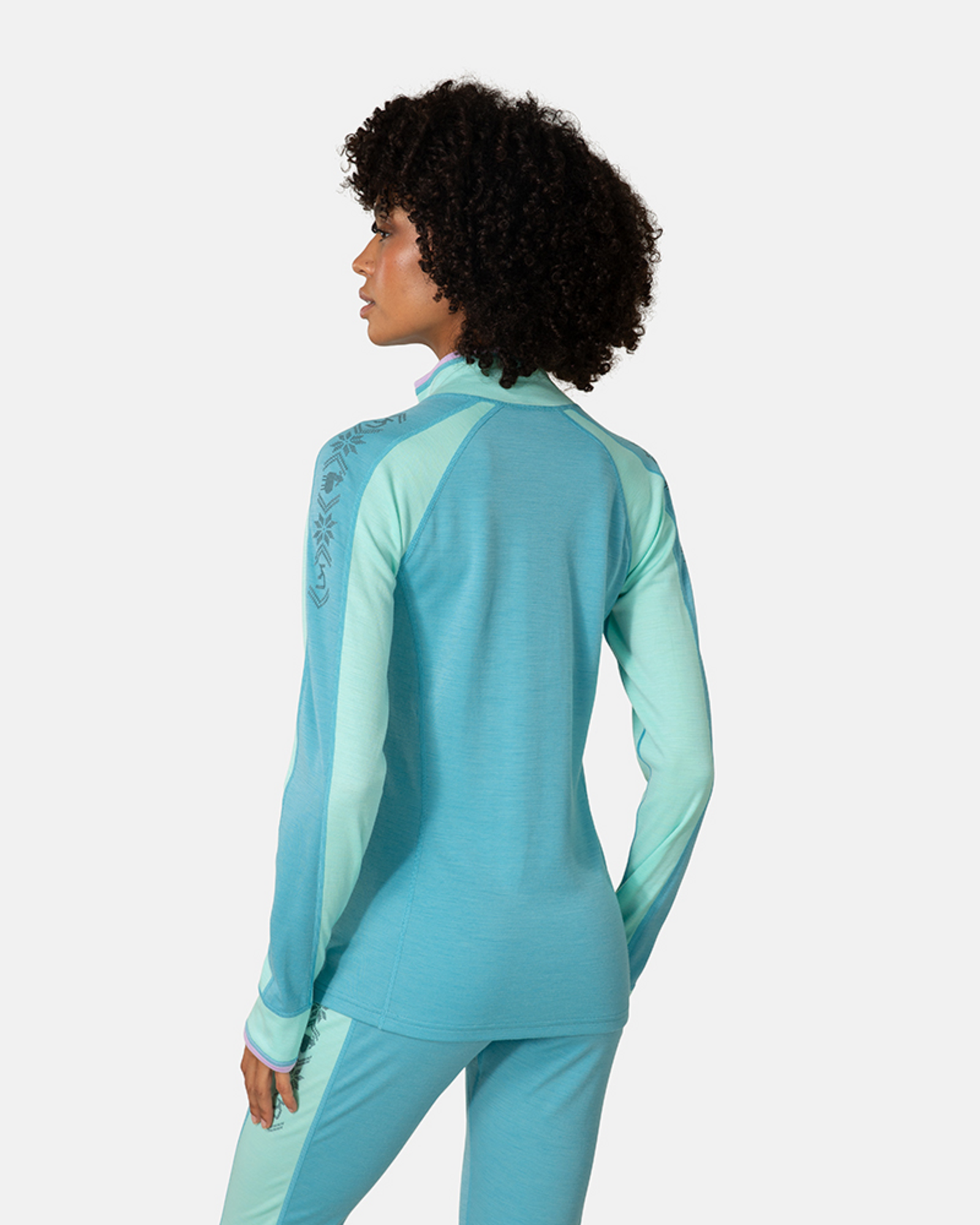 Kari Traa Mila Half Zip in BLAU