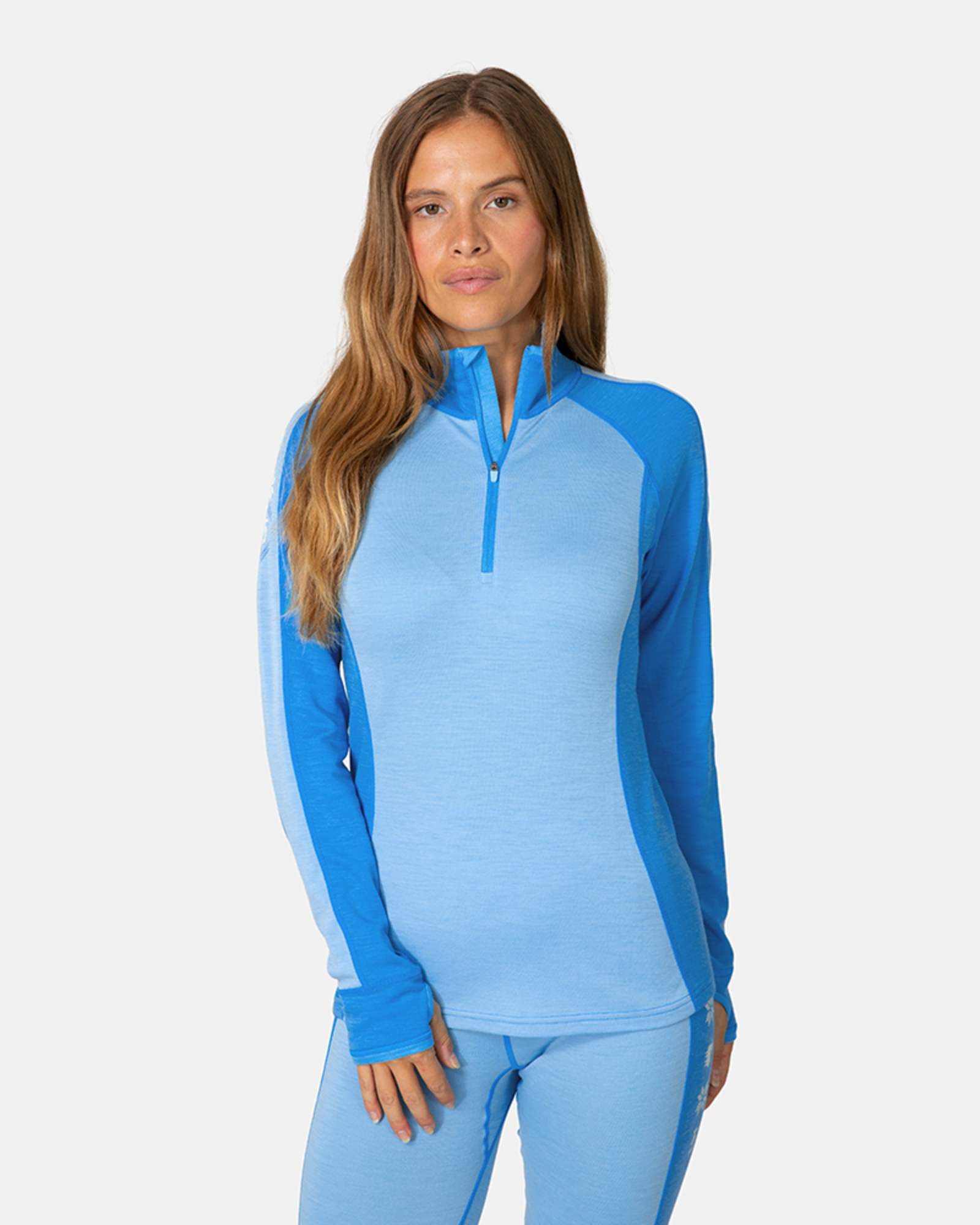 Kari Traa Mila Half Zip in BLAU