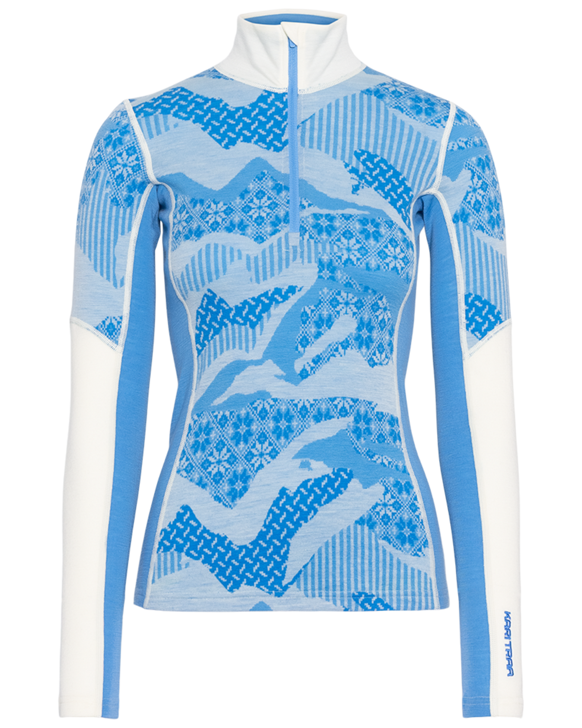 Kari Traa Olea Half Zip in BLAU