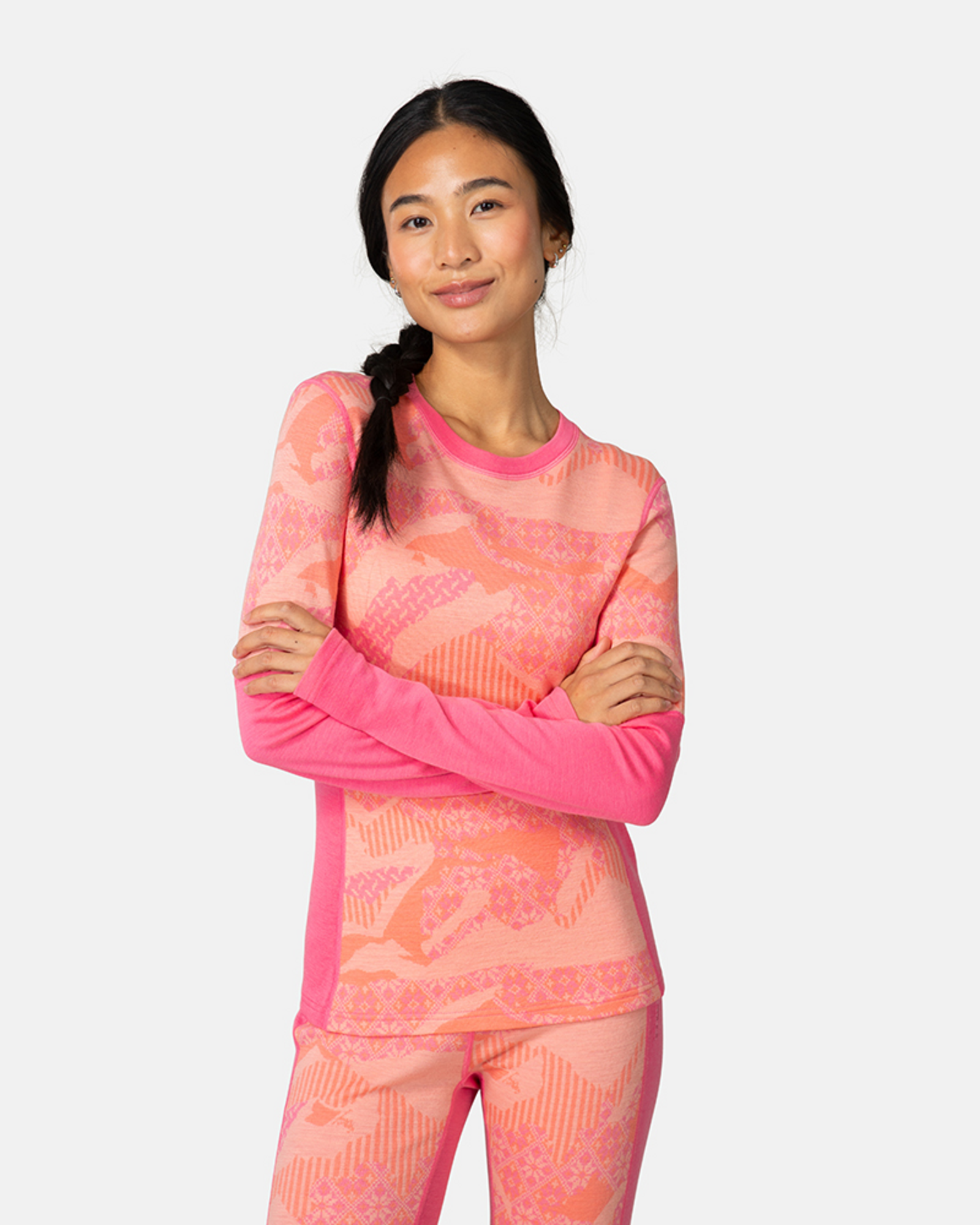 Kari Traa Olea Long Sleeve in PINK