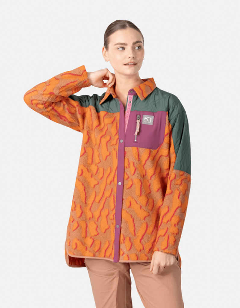Kari Traa Rothe Jacket Shirt in BEIGE