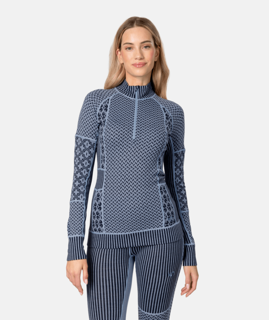 Kari Traa Smekker Half Zip in BLAU