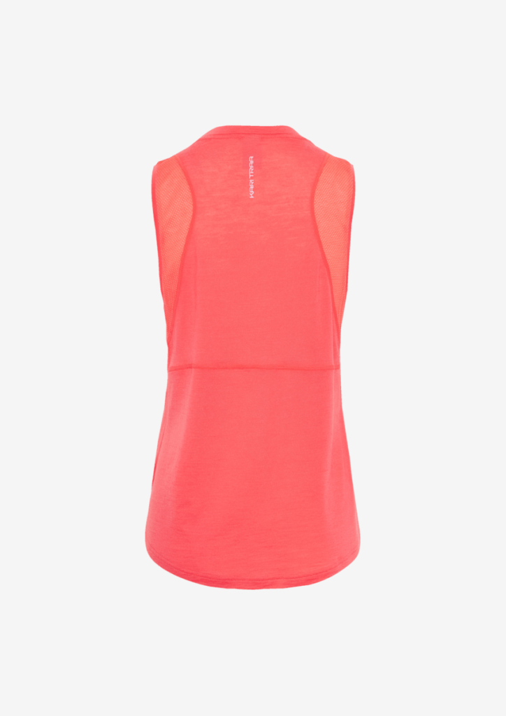 Kari Traa Embla Wool Top in ORANGE