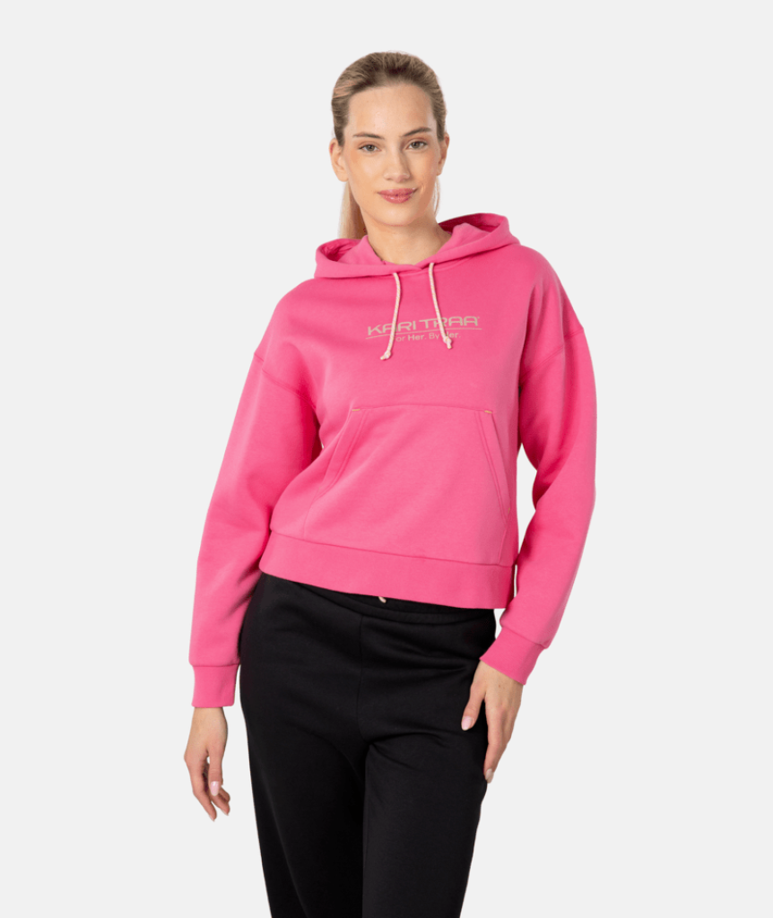 Kari Traa Anelie Logo Hood in PINK