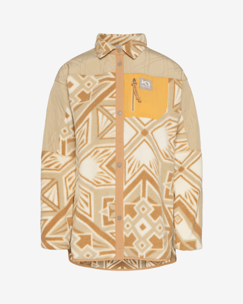 Kari Traa Rothe Jacket Shirt in BEIGE