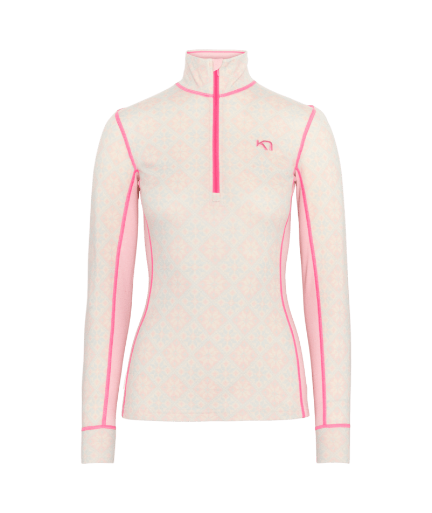 Kari Traa Rose Half Zip in PINK