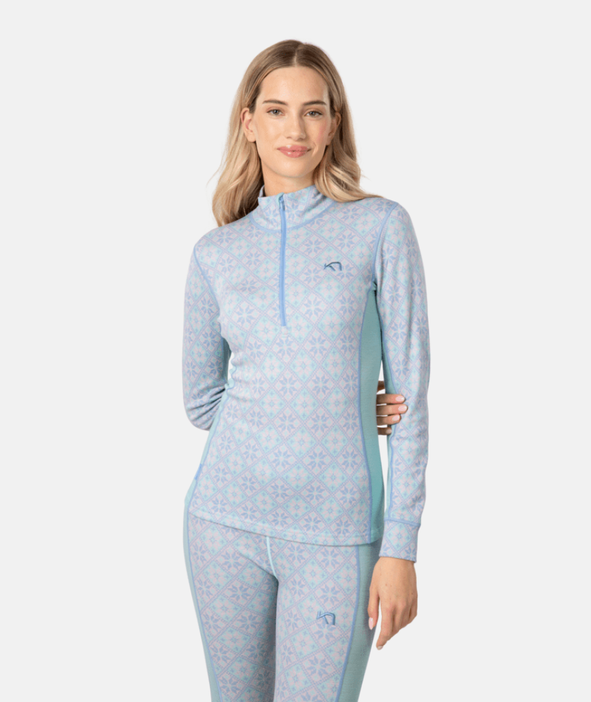 Kari Traa Rose Half Zip in BLAU