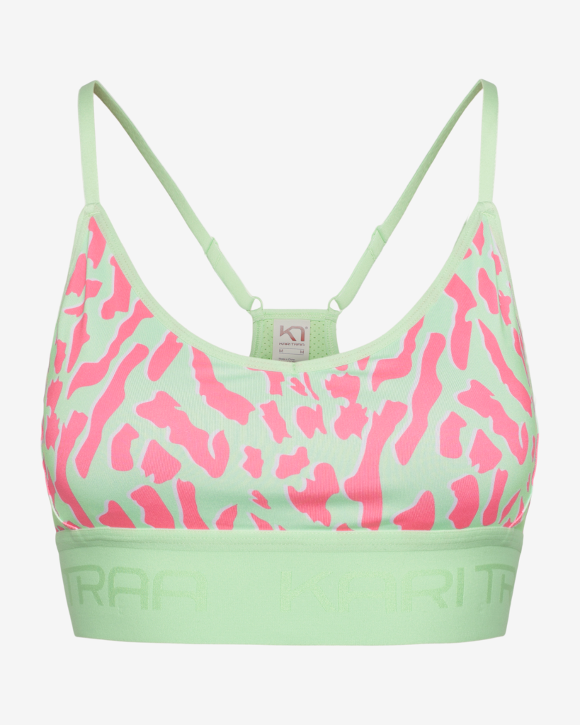 Kari Traa Var Printed Sports Bra in GRÜN