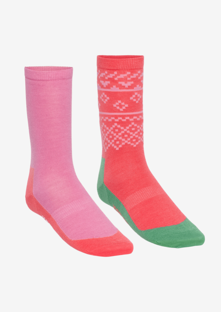 Kari Traa Ragna Hiking Sock 2Pk in PINK