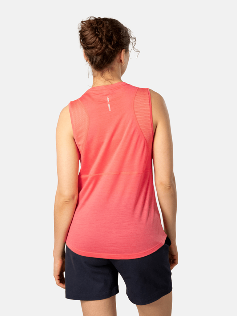 Kari Traa Embla Wool Top in ORANGE