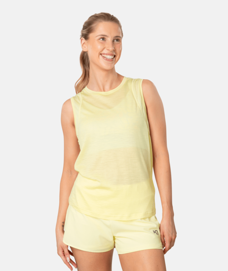 Kari Traa Embla Wool Top in GELB