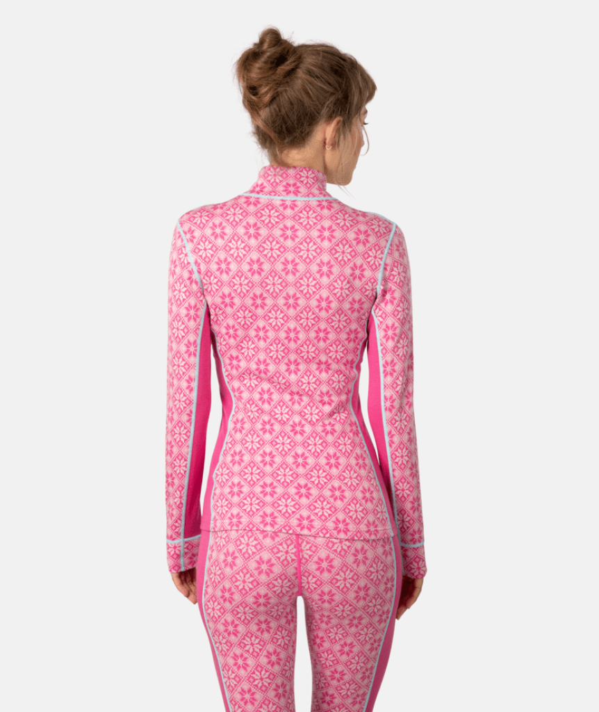 Kari Traa Rose Half Zip in PINK
