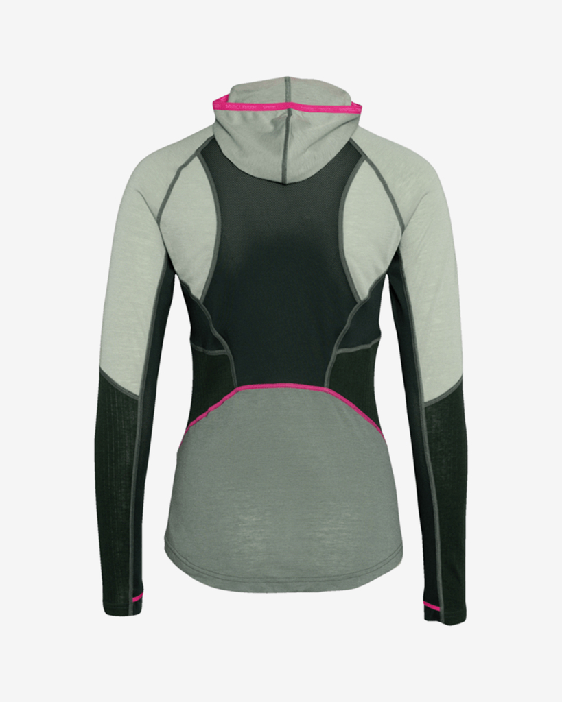 Kari Traa Alma Hood in GRÜN