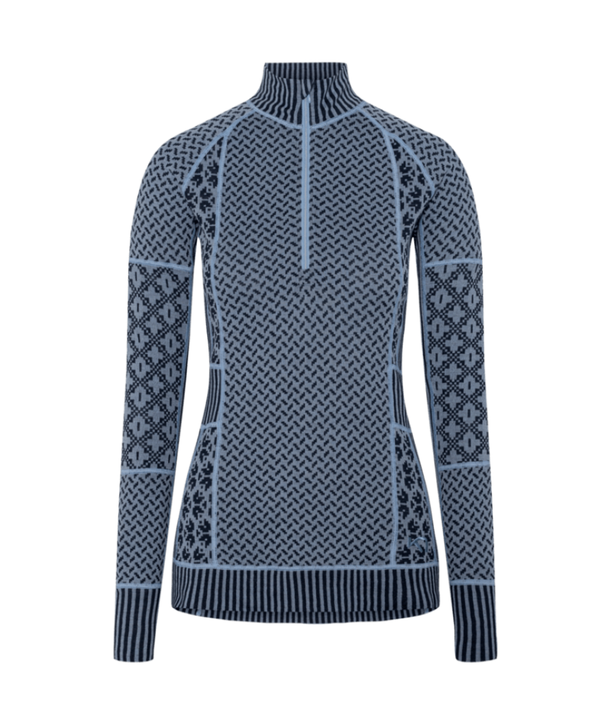 Kari Traa Smekker Half Zip in BLAU