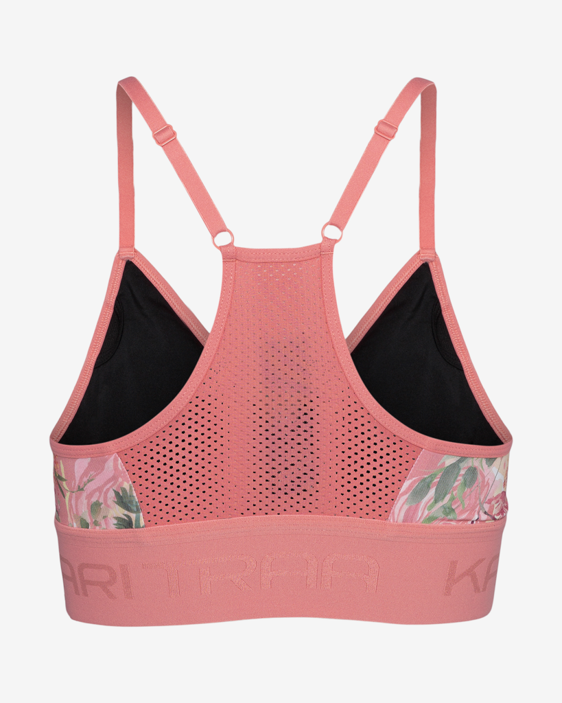 Kari Traa Var Printed Sports Bra in PINK