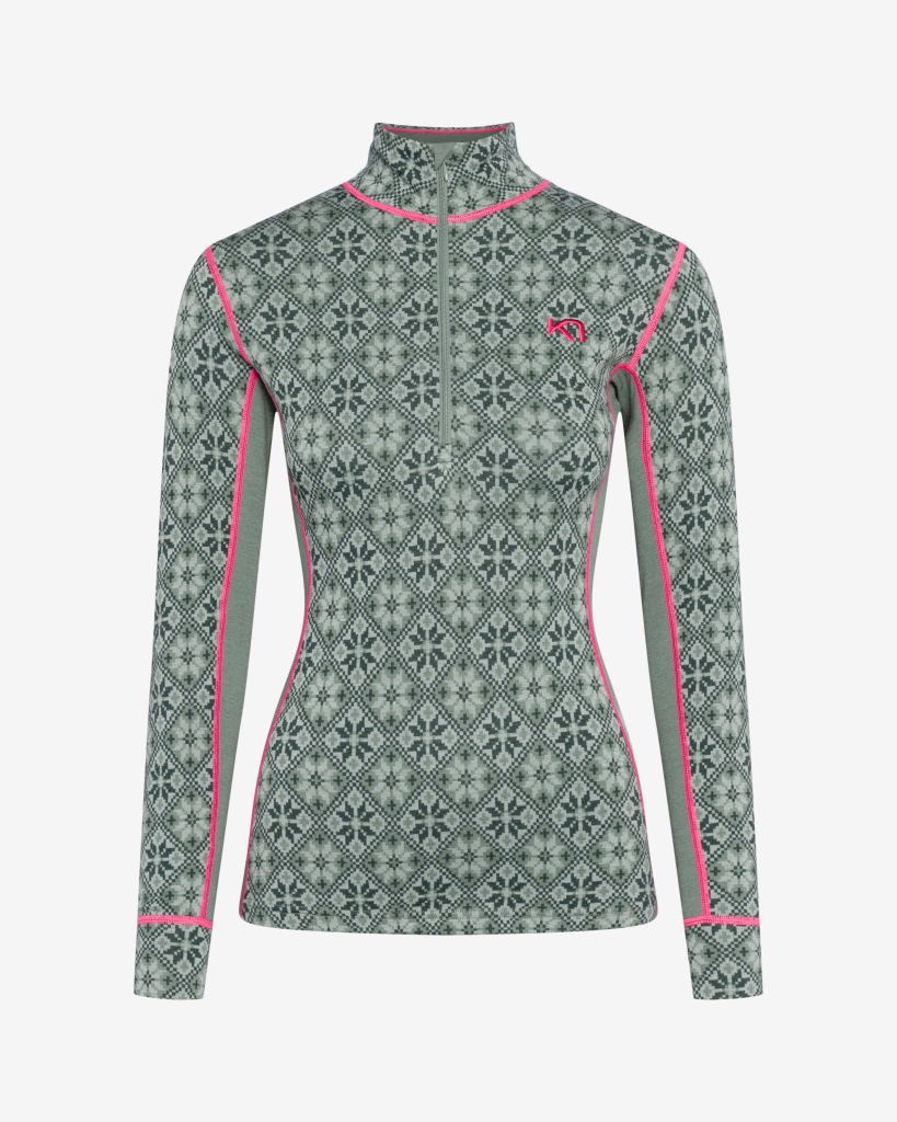 Kari Traa Rose Half Zip in GRÜN