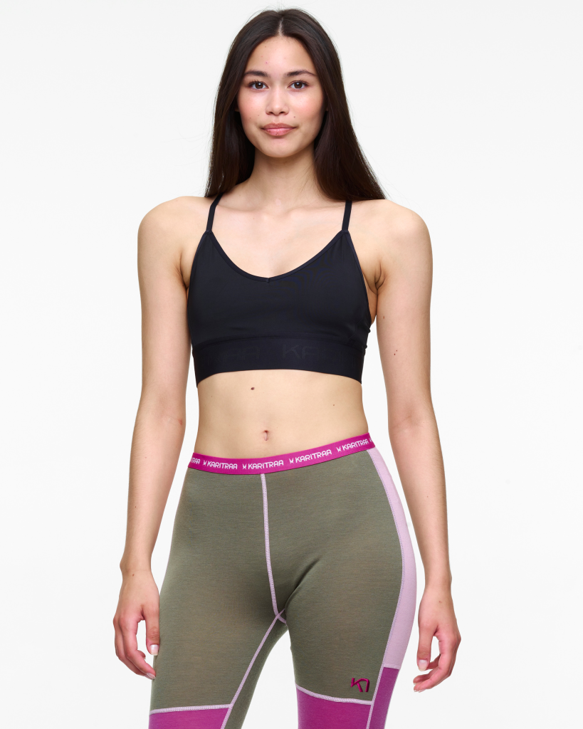 Kari Traa Var Sports Bra in SCHWARZ