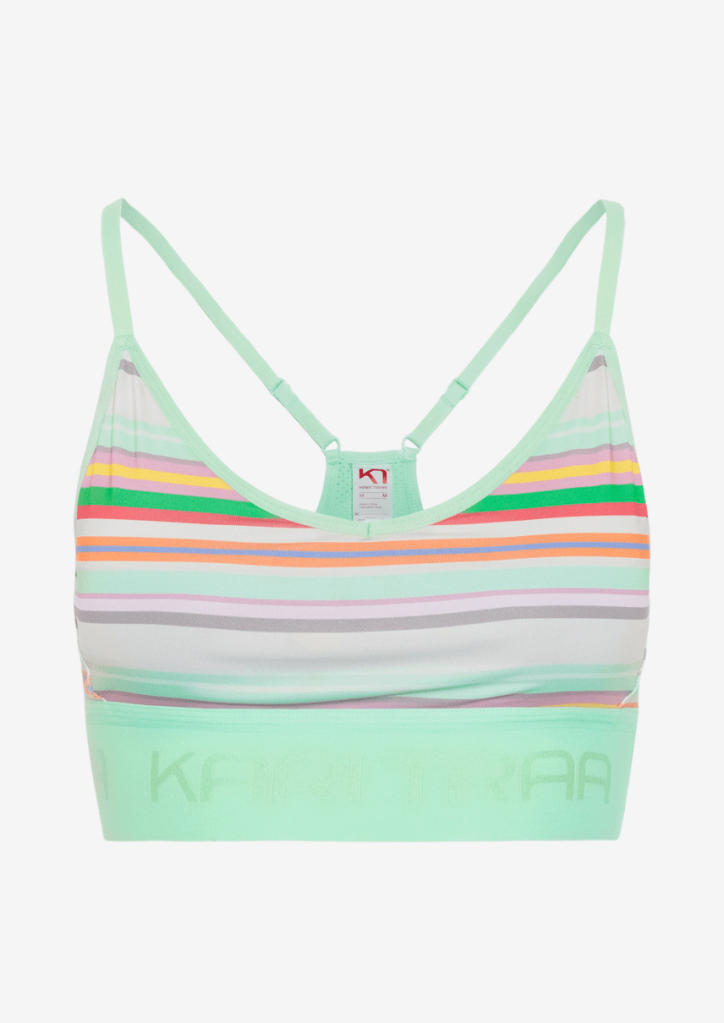 Kari Traa Var Printed Sports Bra in GRÜN