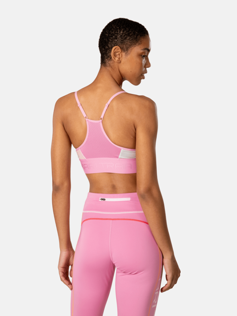Kari Traa Var Printed Sports Bra in PINK