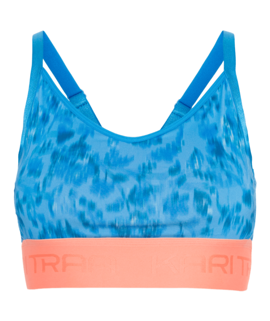 Kari Traa Froya Printed Sports Bra in BLAU