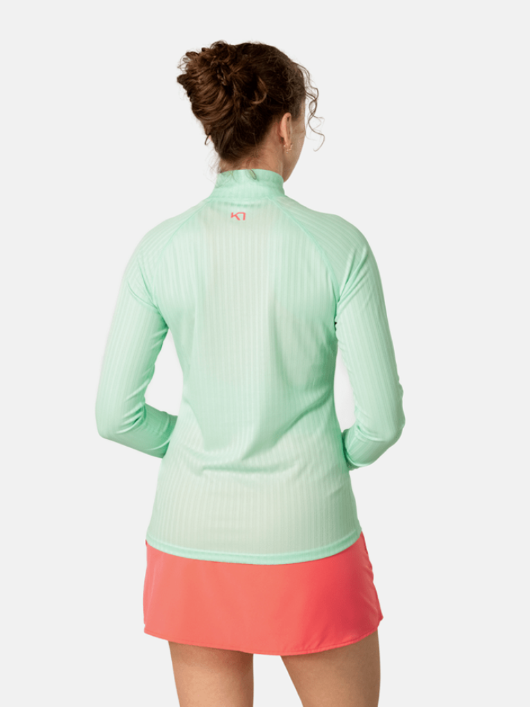 Kari Traa Ella Baselayer Halfzip in GRÜN