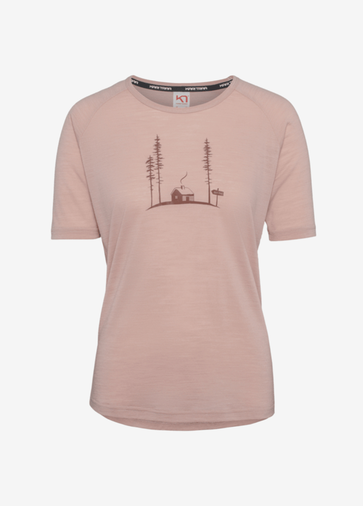 Kari Traa Ane Short Sleeve in PINK