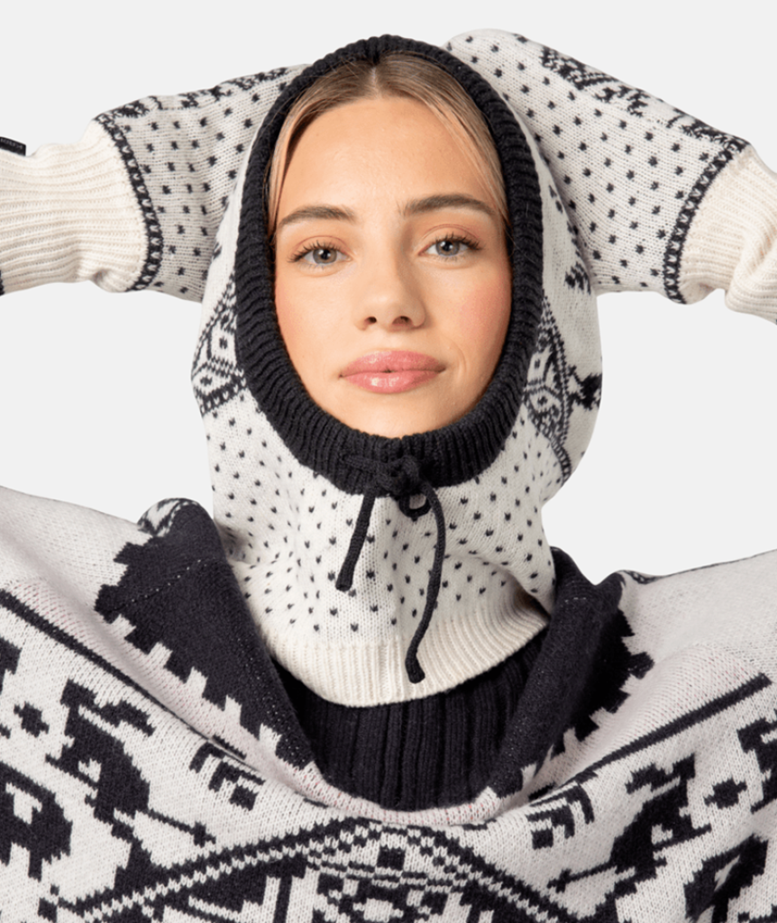 Kari Traa Saga Knit Balaclava in WEISS