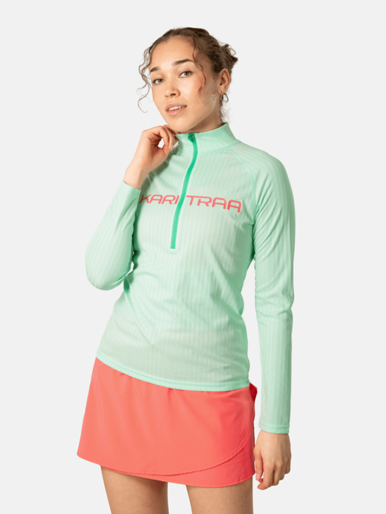 Kari Traa Ella Baselayer Halfzip in GRÜN