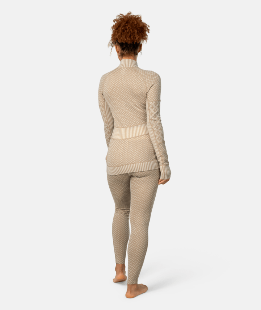 Kari Traa Smekker Half Zip in BEIGE