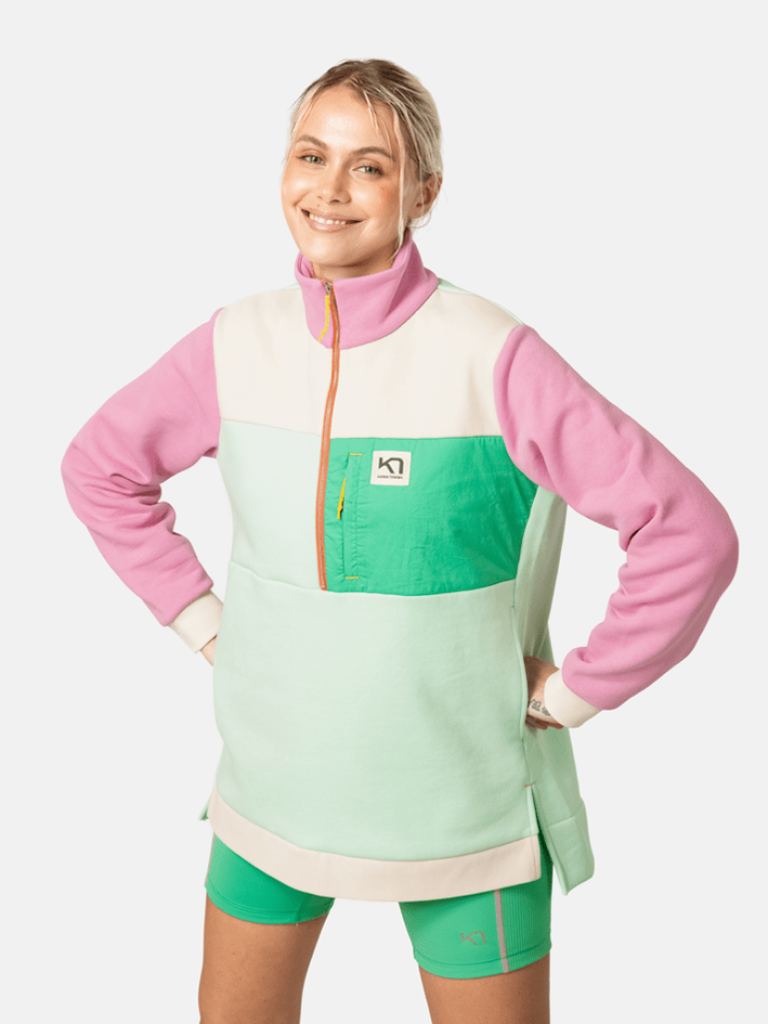 Kari Traa Ruth Midlayer Print in GRÜN