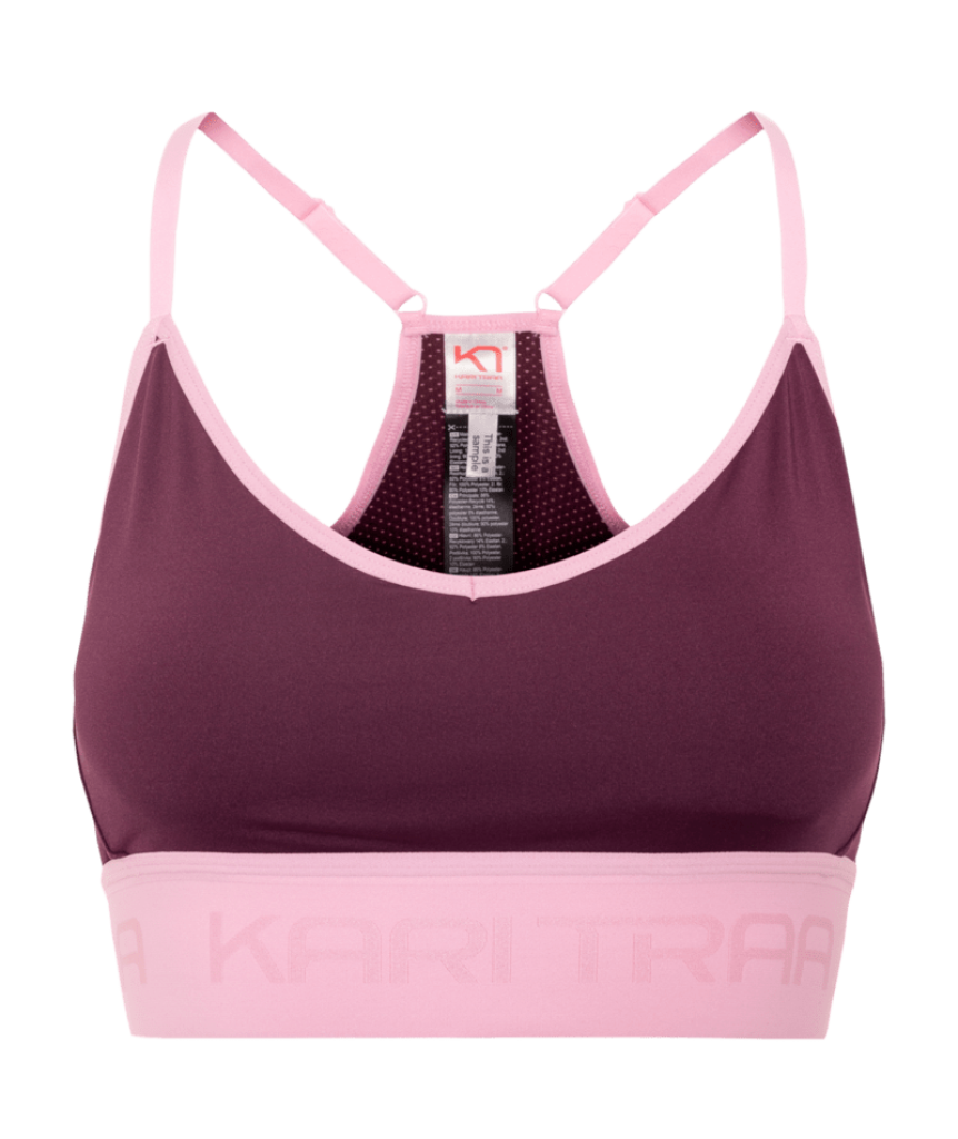Kari Traa Var Sports Bra in ROT