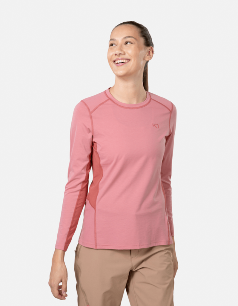 Kari Traa Sval Long Sleeve in PINK