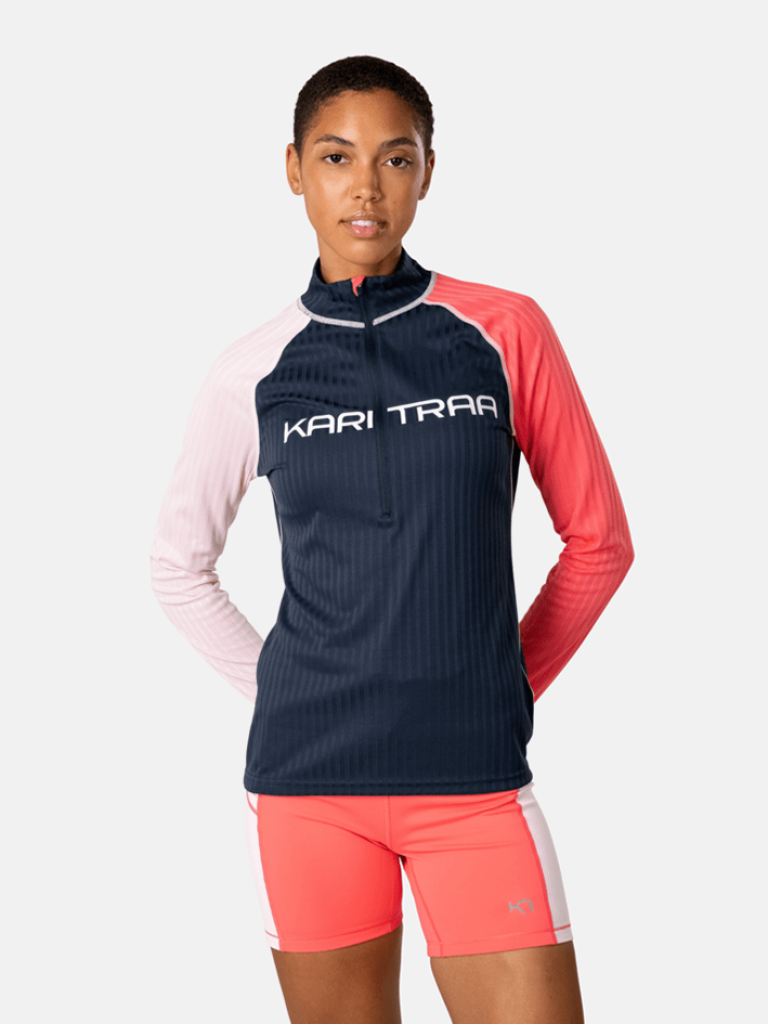 Kari Traa Ella Baselayer Halfzip in BLAU