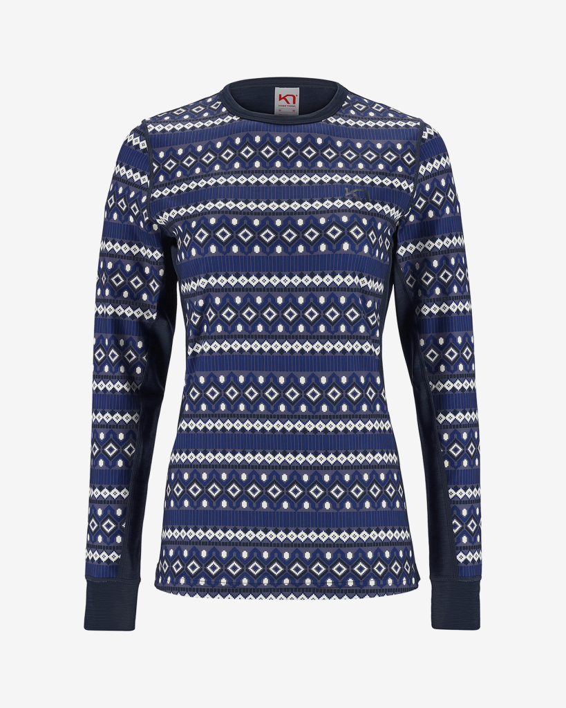 Kari Traa Lune Long Sleeve in BLAU