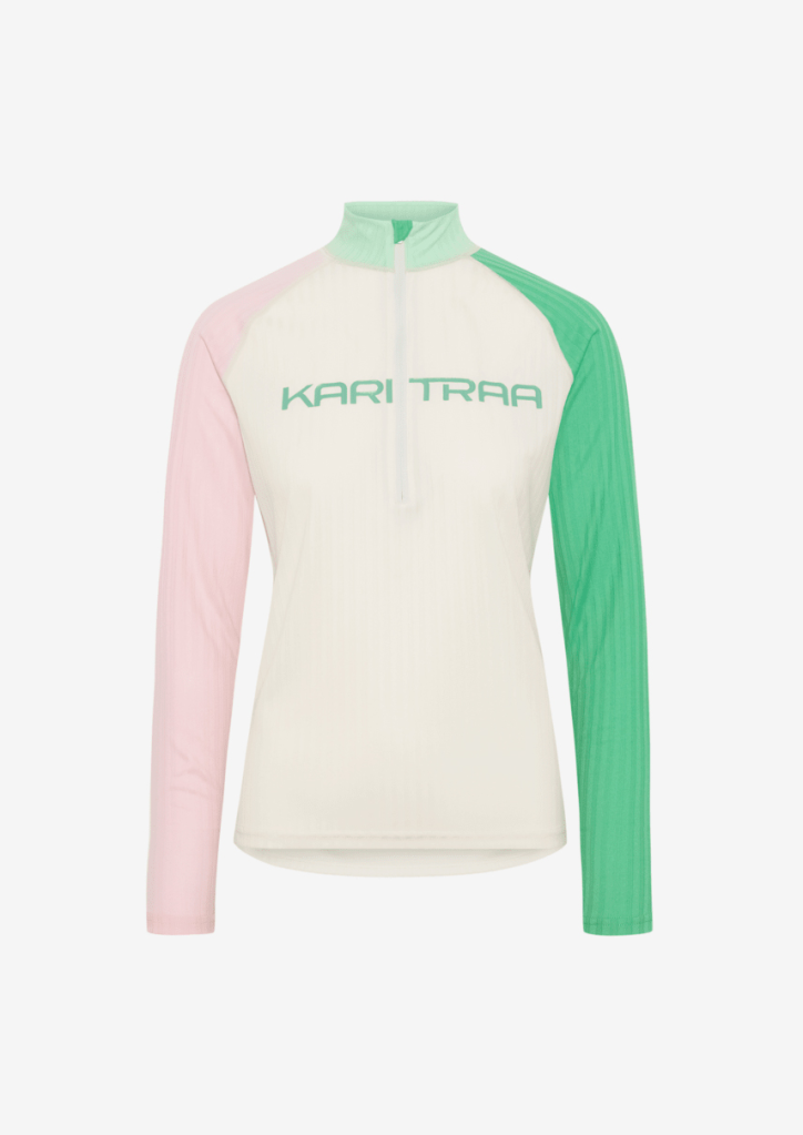 Kari Traa Ella Baselayer Halfzip in BEIGE