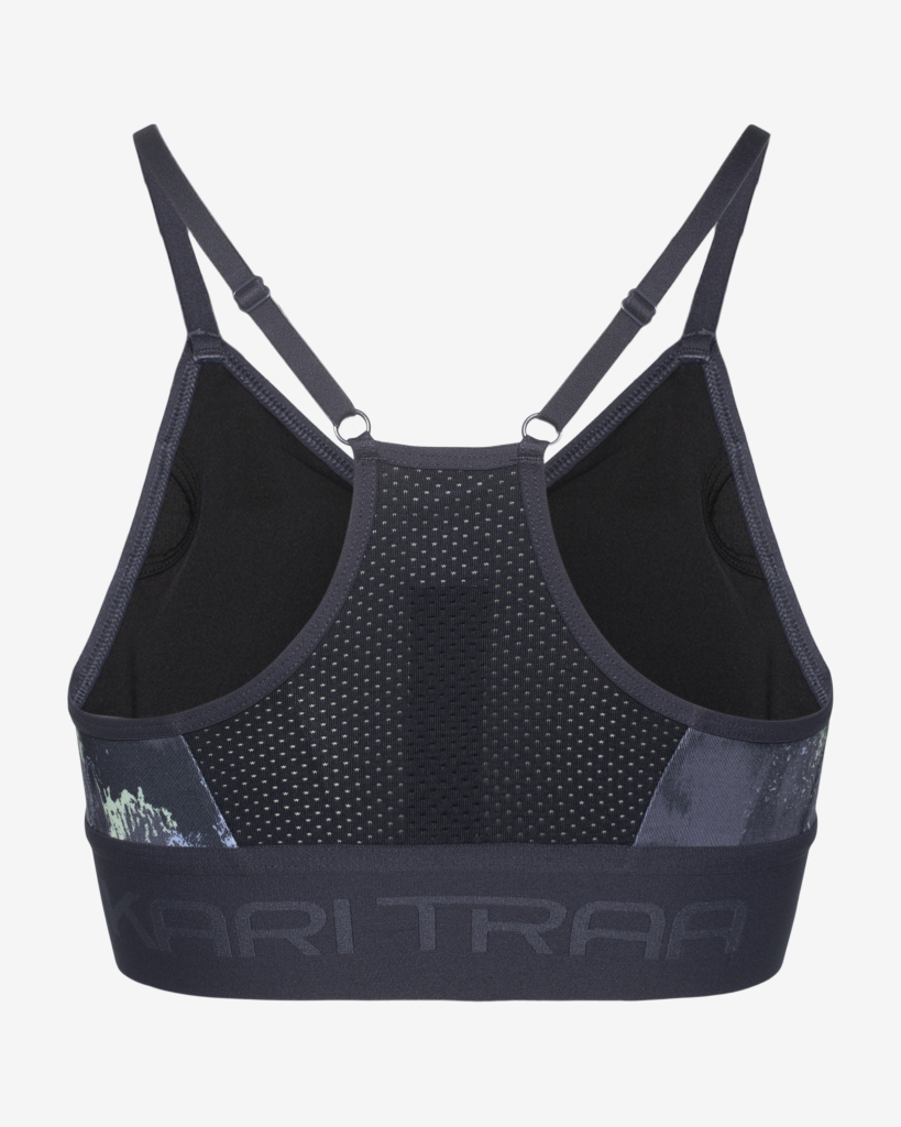 Kari Traa Var Printed Sports Bra in BLAU