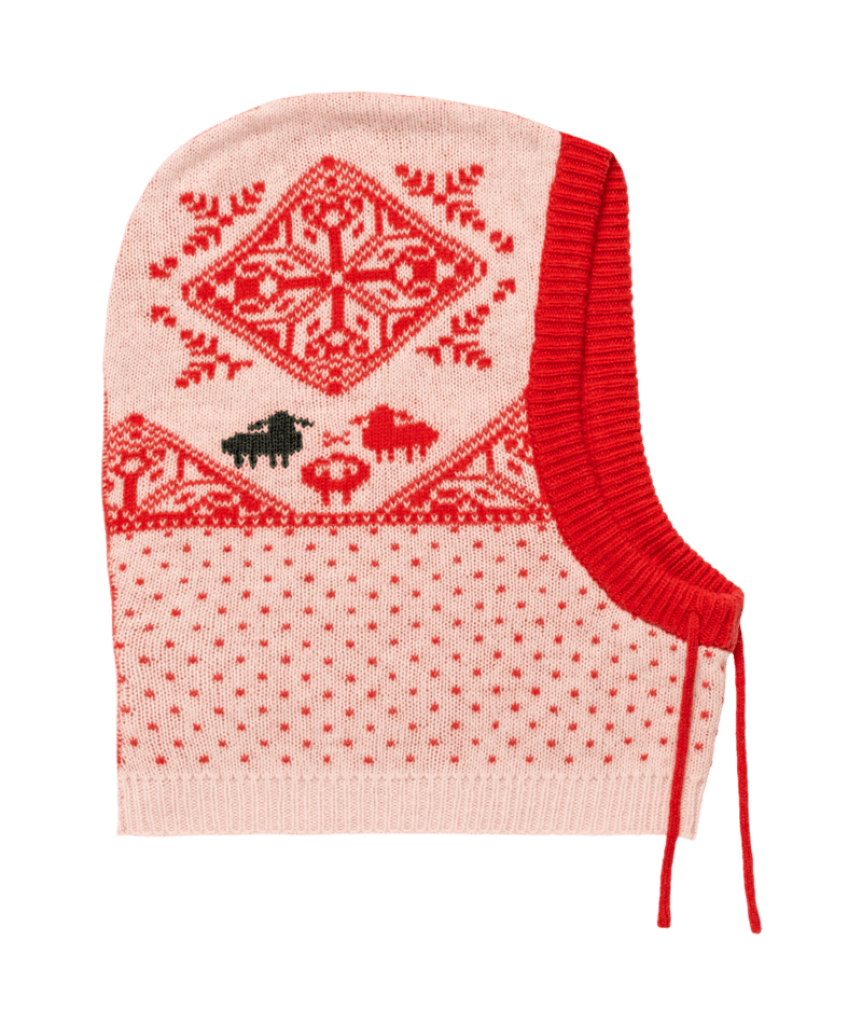 Kari Traa Saga Knit Balaclava in PINK