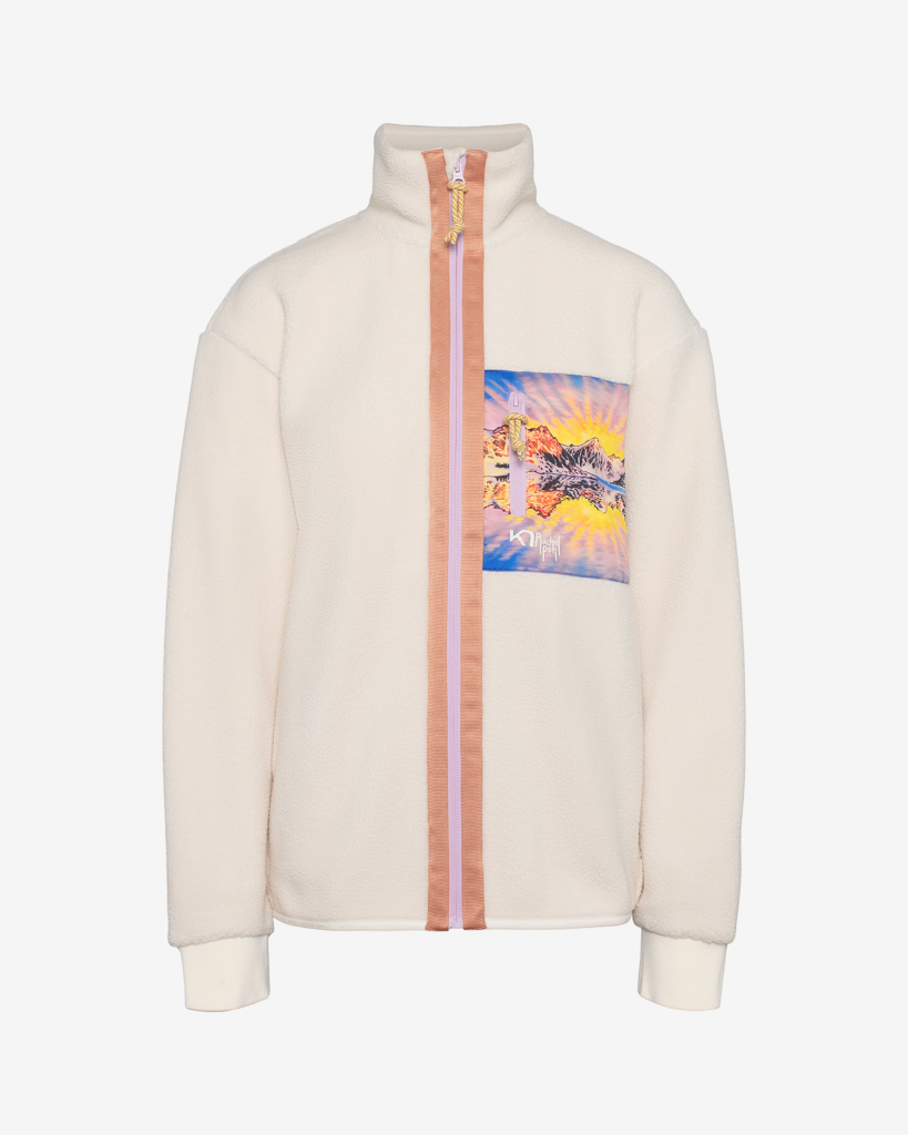 Kari Traa Rachel Pile Jacket in WEISS