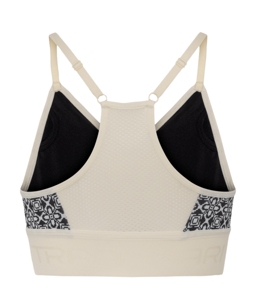 Kari Traa Var Printed Sports Bra in WEISS