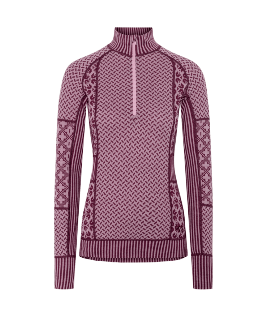 Kari Traa Smekker Half Zip in ROT