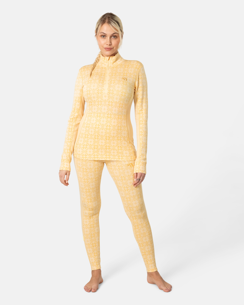 Kari Traa Rose Half Zip in GELB