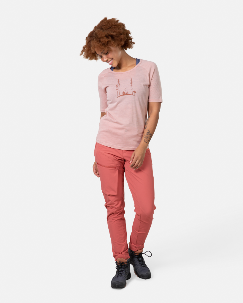 Kari Traa Ane Short Sleeve in PINK