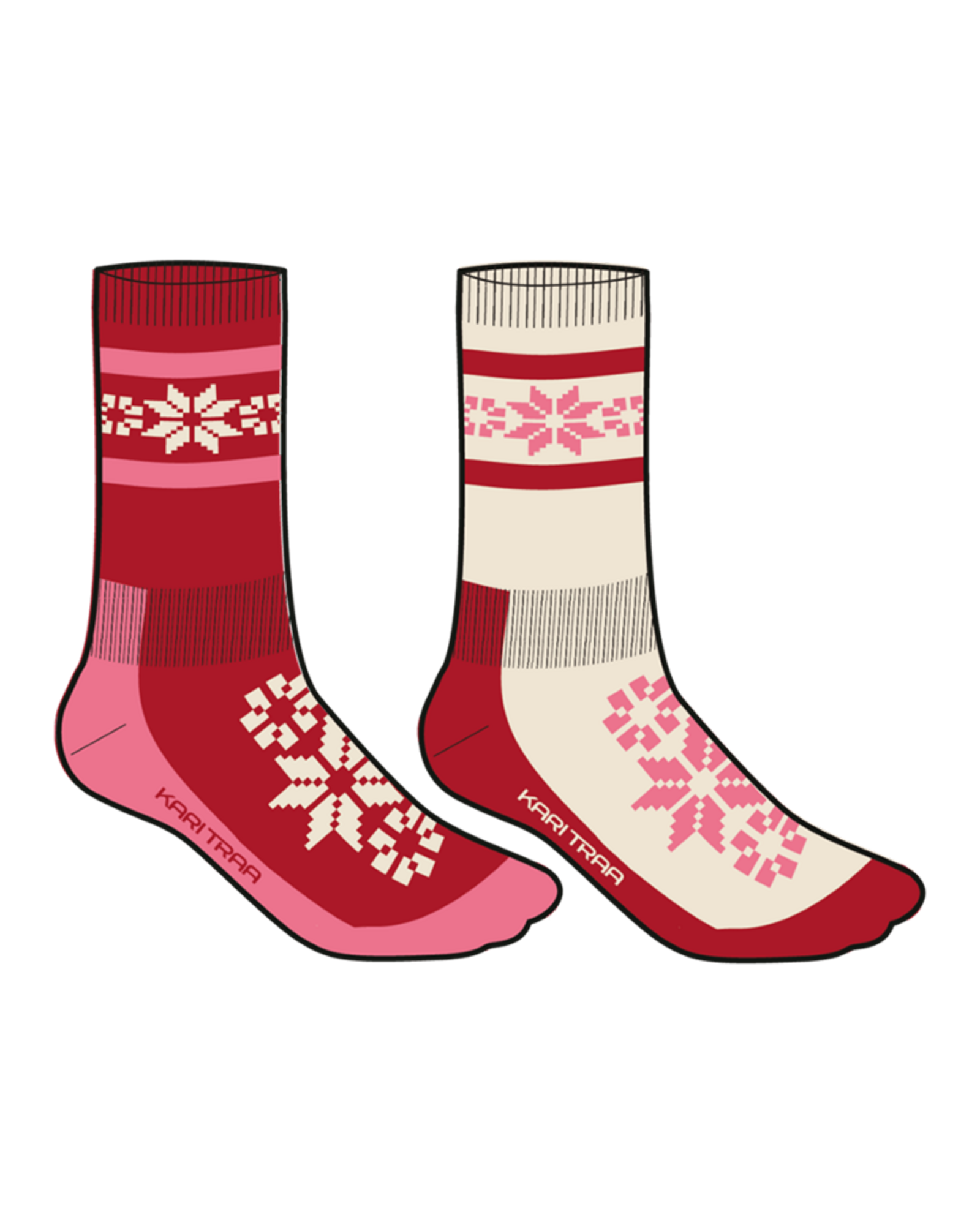 Kari Traa Rusa Sock 2-Pack in MEHRFARBIG