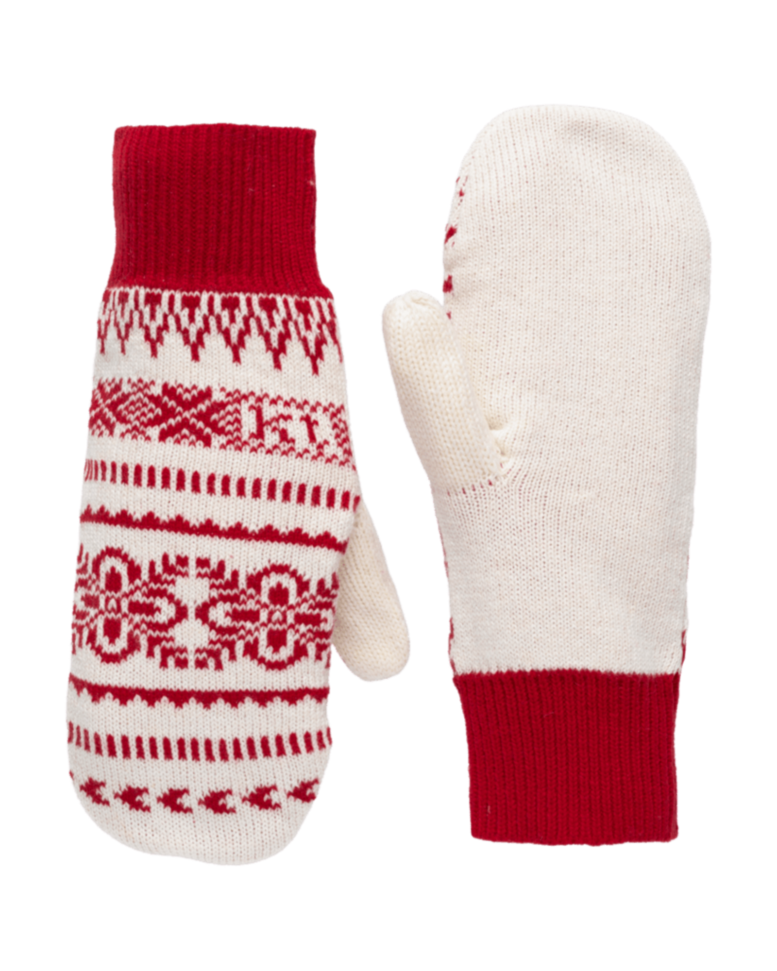Kari Traa Selma Knit Mittens in WEISS