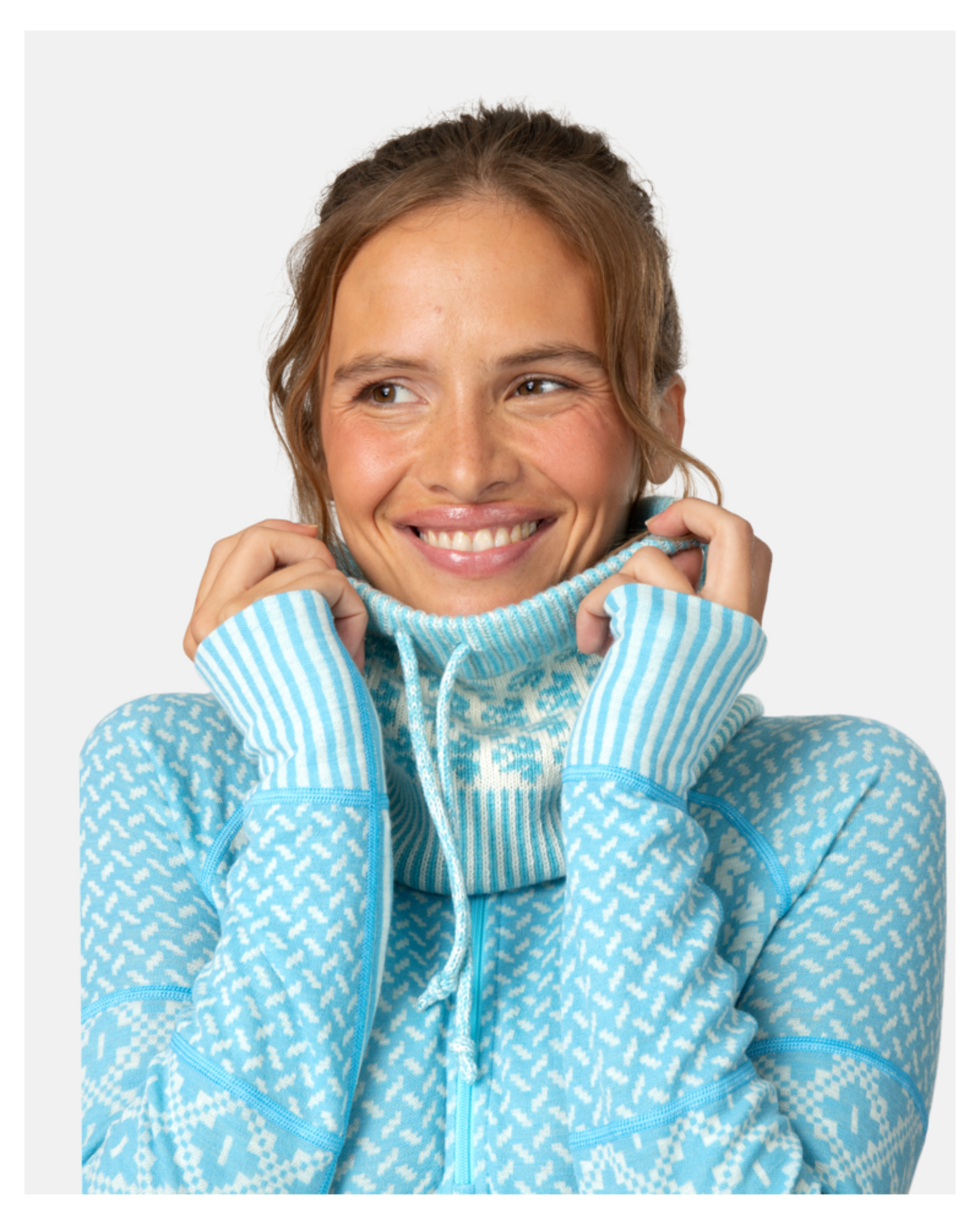 Kari Traa Smekker Knit Tube in BLAU